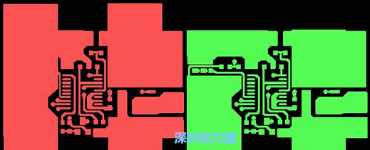 此操作可使文件中大部分的焊盤輸出后仍為焊盤，不會成為線性焊盤，并且不會產生像下圖一樣的短路情況