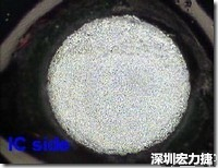 紅墨水染紅測(cè)試分析-IC面，允收