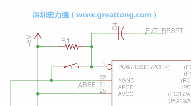 很多PCB設計者的設計不符合人體工學，他們使用很小的按鈕、不方便的元件配置和難以解讀的標簽，千萬不要變成這樣！這次我們的設計有一個大小合適的重置按鈕（reset button）和可以清楚辨認是否已經接上電源的LED指示燈。
